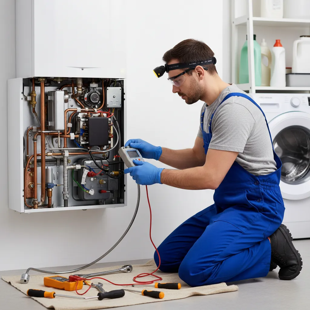 Detailed boiler inspection and cleaning process