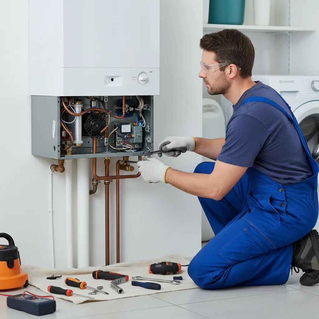 Detailed boiler maintenance inspection