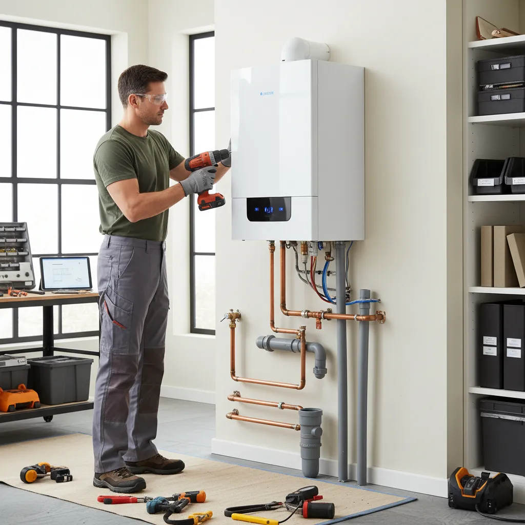 High efficiency boiler installation in Cavendish
