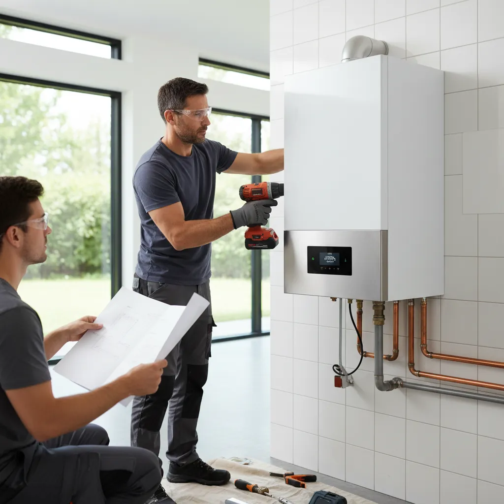 Power flushing a heating system