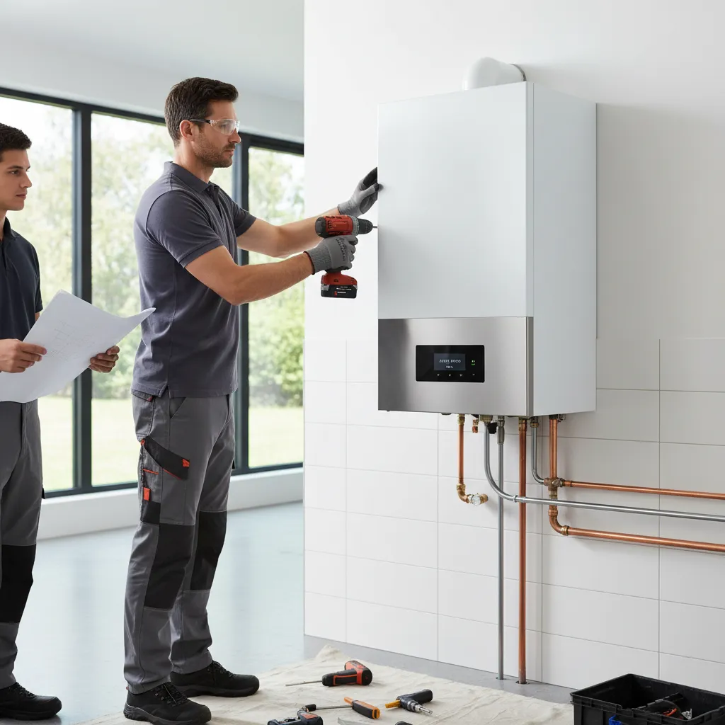 Boiler servicing in Sturmer