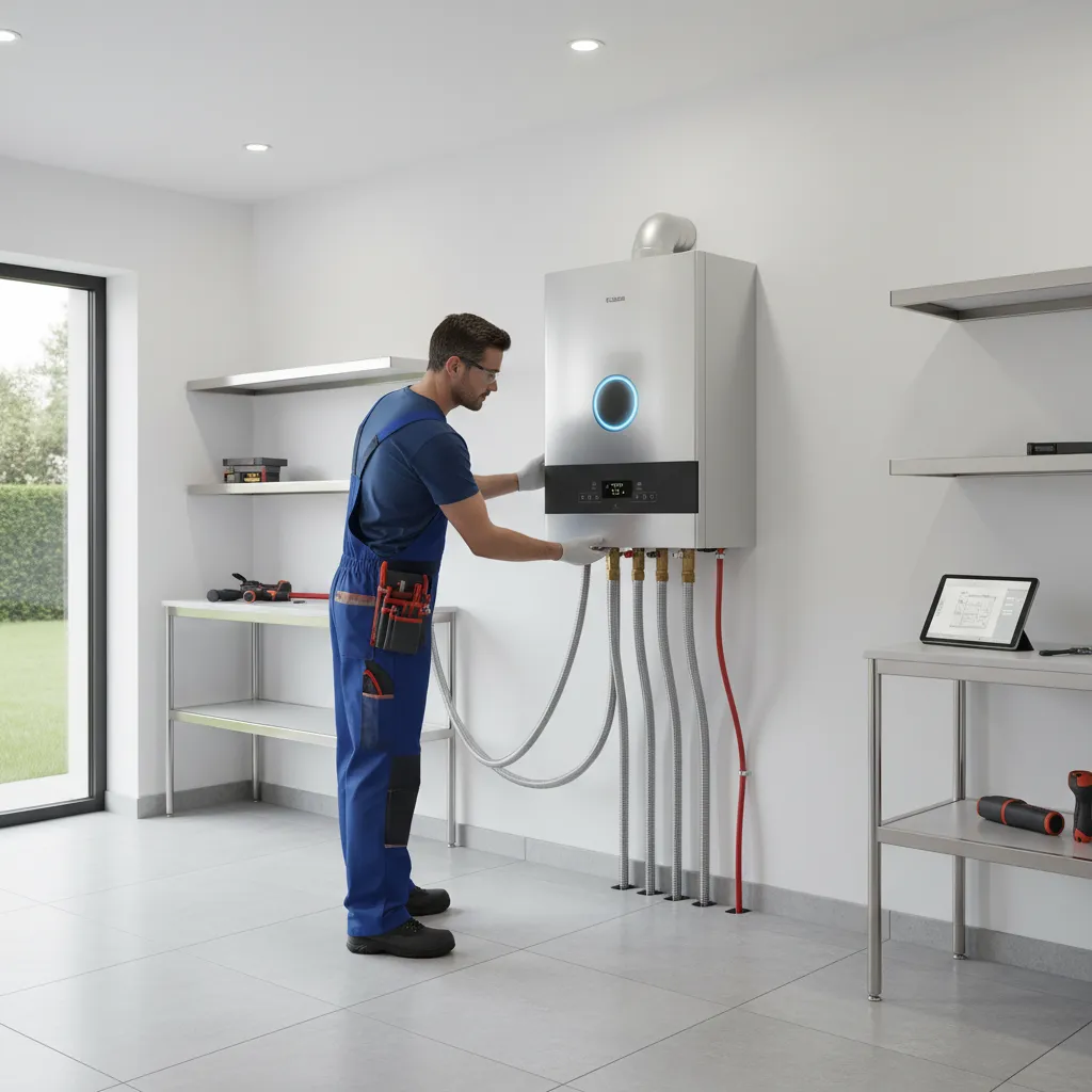 Smart thermostat installation with new boiler