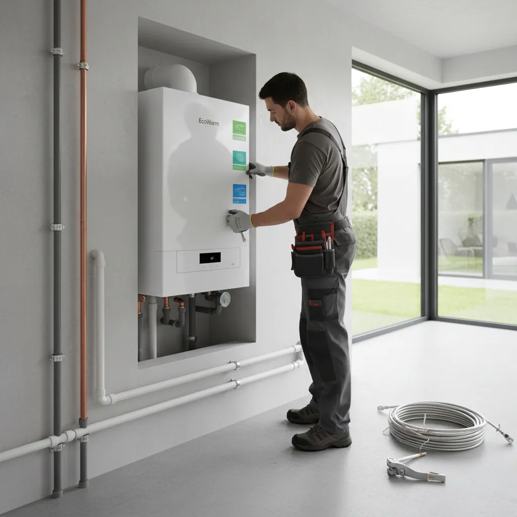 Regular boiler installation Sturmer